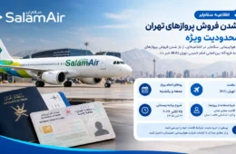 ازسرگیری فروش پروازهای سلامایر به تهران؛ شرط اقامت عمان برای مسافران