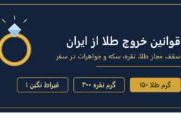 قوانین خروج طلا، سکه و جواهر از ایران در سال ۱۴۰۵؛ مقدار مجاز و شرایط گمرکی